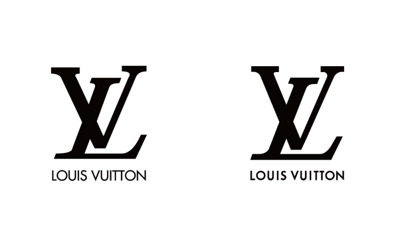 Lv LOGO進(jìn)行了細(xì)微調(diào)整，圖案纖細(xì)字體厚實(shí)